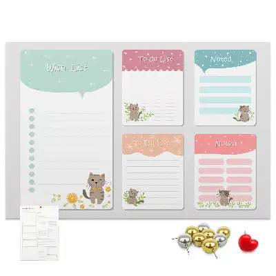 Printed Cork Memo Board