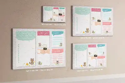 Printed Cork Memo Board