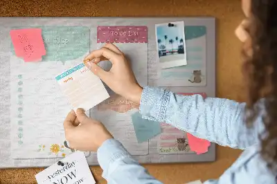 Printed Cork Memo Board