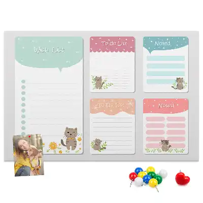 Printed Cork Memo Board