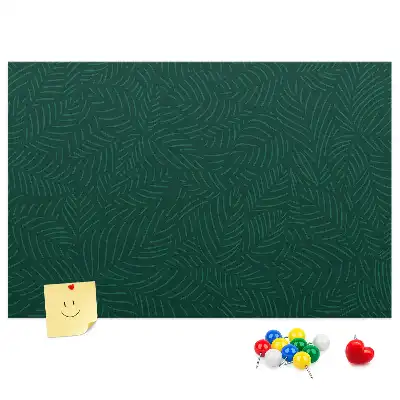 Printed Cork Board Leaf pattern