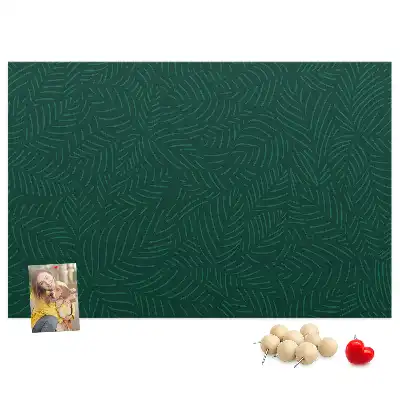 Leaf Pattern Printed Cork Board