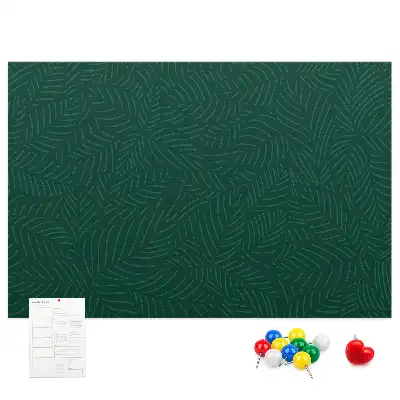 Printed Cork Board Leaf pattern