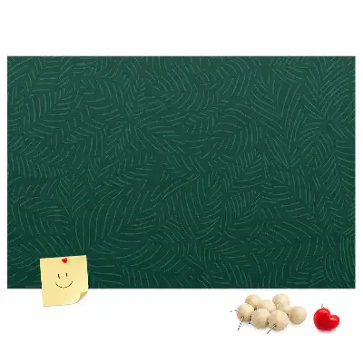 Printed Cork Board Leaf pattern