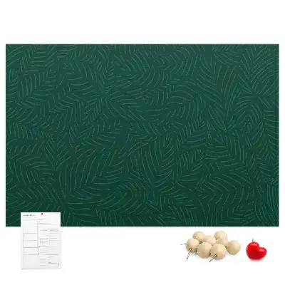 Printed Cork Board Leaf pattern