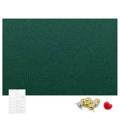 Printed Cork Board Leaf pattern