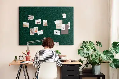 Printed Cork Board Leaf pattern