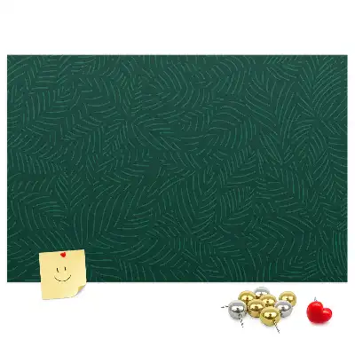 Printed Cork Board Leaf pattern