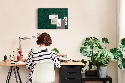 Printed Cork Board Leaf pattern