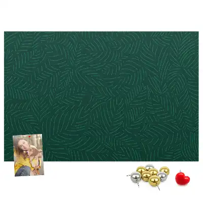 Leaf Pattern Printed Cork Board
