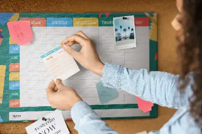 Cork Memo Board for Lesson Plans