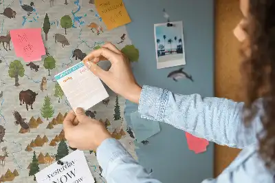 Printed Poland Animal Map Cork Board
