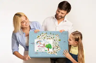 Printed Poland Animal Map Cork Board