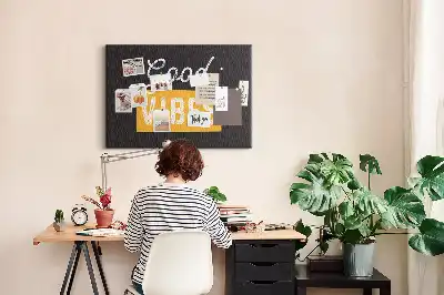 Printed Cork Board Motivational quote