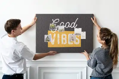 Motivational Quote Printed Cork Board