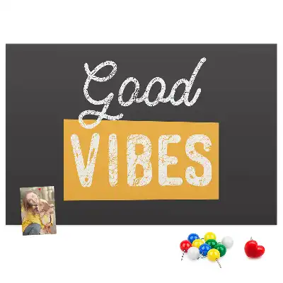 Motivational Quote Printed Cork Board