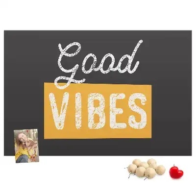 Motivational Quote Printed Cork Board