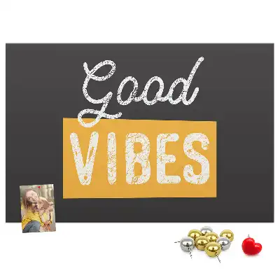 Motivational Quote Printed Cork Board