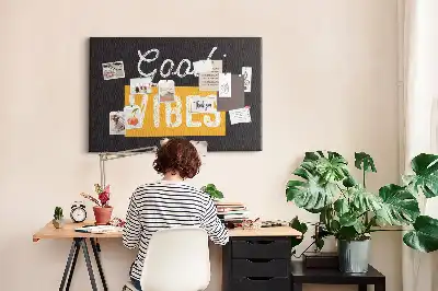 Printed Cork Board Motivational quote