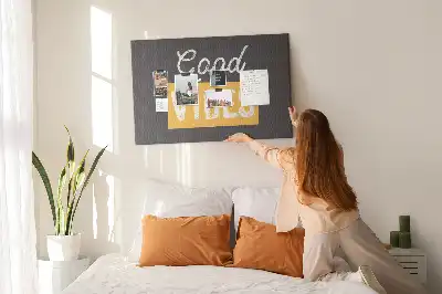 Printed Cork Board Motivational quote