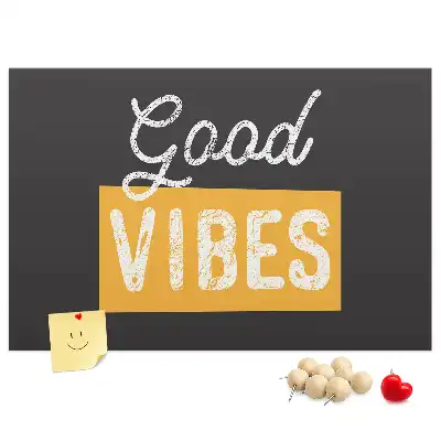 Motivational Quote Printed Cork Board