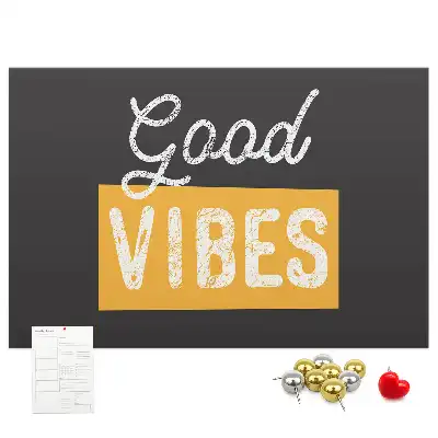 Motivational Quote Printed Cork Board