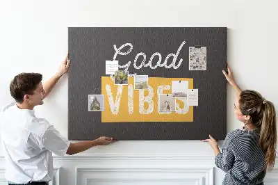 Motivational Quote Printed Cork Board