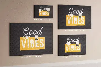 Motivational Quote Printed Cork Board