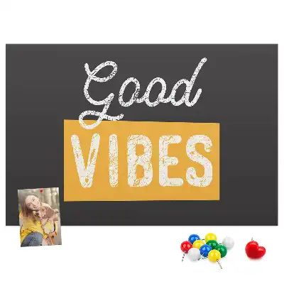 Printed Cork Board Motivational quote