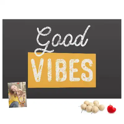Motivational Quote Printed Cork Board
