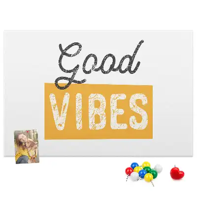Printed Cork Memo Board Inspirational sentence