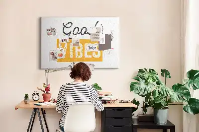 Inspirational Printed Cork Memo Board