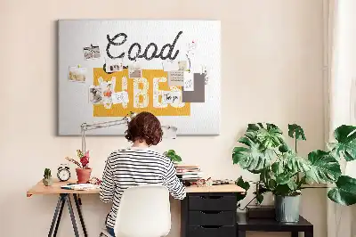 Inspirational Printed Cork Memo Board