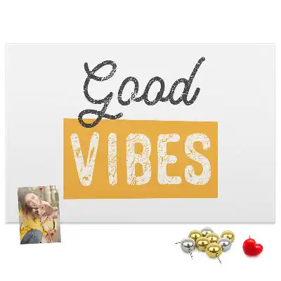 Inspirational Printed Cork Memo Board