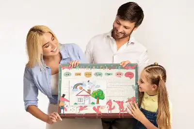 Printed Cork Board Weekly planner for kids