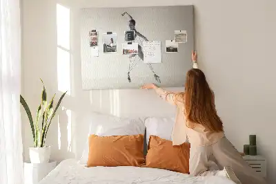 Printed Ballerina Cork Board