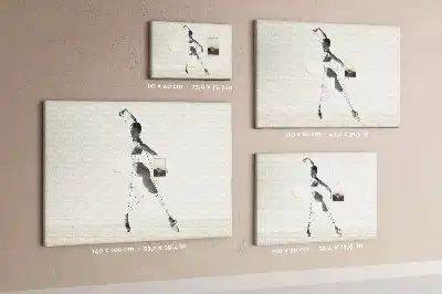 Printed Ballerina Cork Board