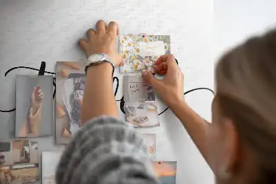 Travel Lettering Printed Cork Memo Board