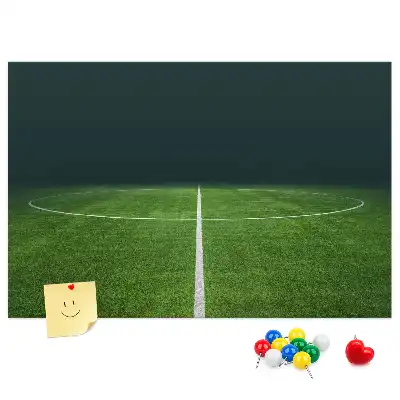 Football Pitch Printed Cork Memo Board