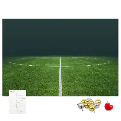 Football Pitch Printed Cork Memo Board