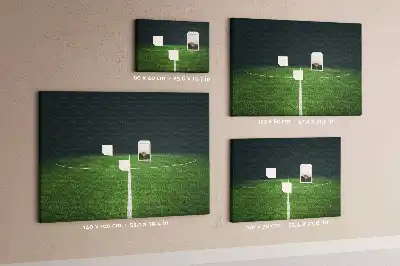 Football Pitch Printed Cork Memo Board