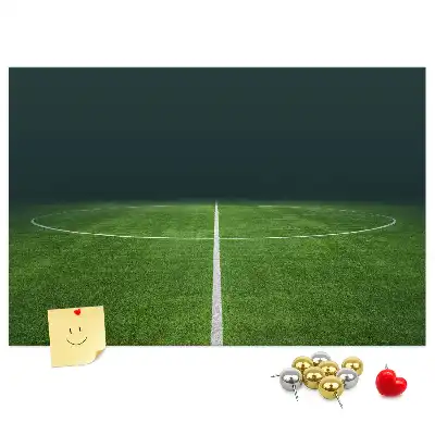 Football Pitch Printed Cork Memo Board