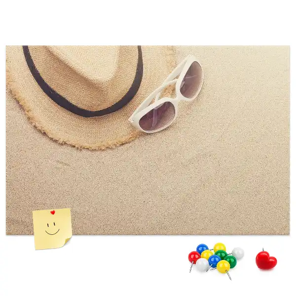 Holiday Trip Printed Cork Board