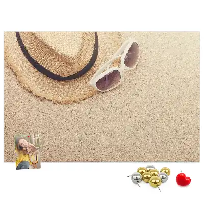Holiday Trip Printed Cork Board