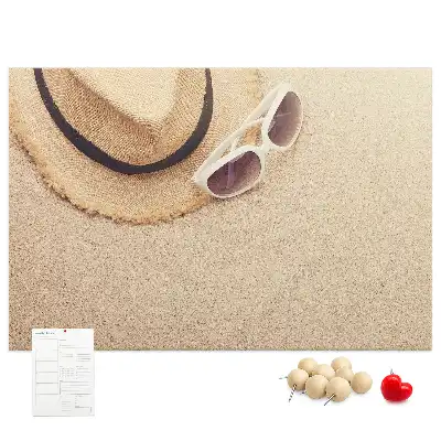 Holiday Trip Printed Cork Board