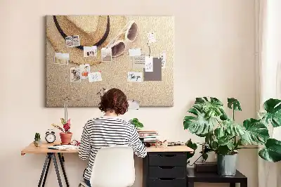 Printed Cork Board Holiday trip