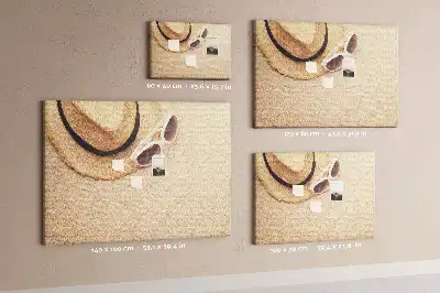Holiday Trip Printed Cork Board