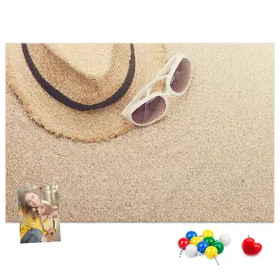 Holiday Trip Printed Cork Board