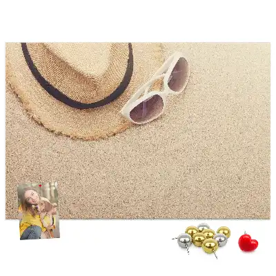 Holiday Trip Printed Cork Board