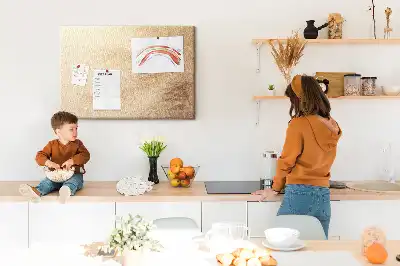 Palm Leaves Printed Cork Memo Board